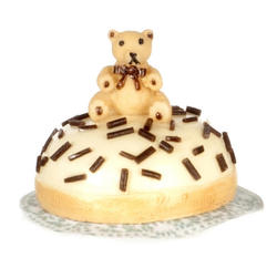 Dollhouse Miniature Teddy Bear Sprinkle Cake