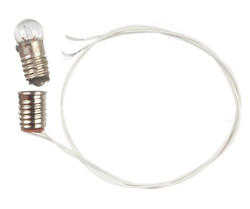 Miniature 12v Screw Base Bulb with Wire