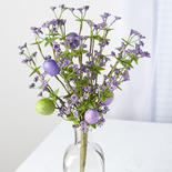Artificial Purple Blossom and Easter Egg Pick