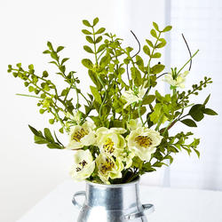 Yellow and Green Artificial Mixed Foliage Spray