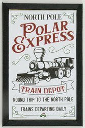 Dollhouse Miniature Polar Express Picture