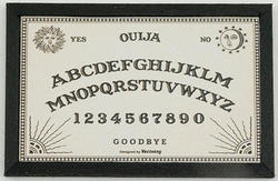 Dollhouse Miniature Aged Look Ouija Picture
