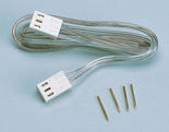 Dollhouse Miniature Electrical Adapter Cord With 2 Plugs