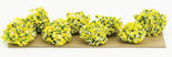 Flocked Miniature Landscape Yellow Border Plants