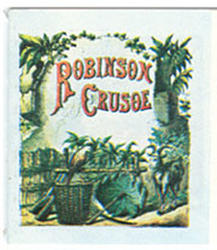 Dollhouse Miniature Robinson Crusoe Readable