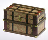 Miniature William Morris 2 Lithograph Wooden Trunk Kit
