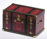 Miniature Western 2 Lithograph Wooden Trunk Kit
