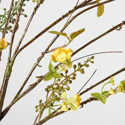 Yellow Artificial Wildflower Twig Branch