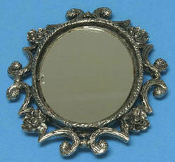 Dollhouse Miniature Oval Mirror