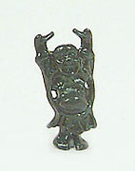 Miniature Joyful Buddha Figurine