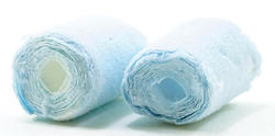 Dollhouse Miniature Blue Toilet Tissue Rolls