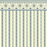 Dollhouse Miniature Blue Stripe Wallpaper Sheets