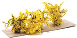Miniature Artificial Yellow Forsythia Bushes