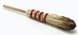 Handmade Miniature Straw Hearth Broom