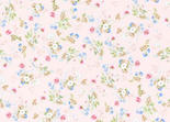 Dollhouse Miniature Wallpaper Sheets, Rococo Silk, Pink