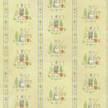 Dollhouse Miniature Wallpaper Sheets, Colonial Gardens