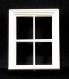 Dollhouse Miniature Victorian Window, 4 Pane