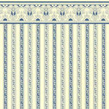 Dollhouse Miniature Wallpaper, Regency Stripe, Blue