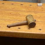 Miniature Antique Look Wood Mallet