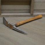 Dollhouse Miniature Metal Mason's Hawk Tool with Wood Handle STT820 