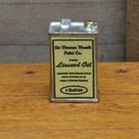 Miniature Vintage Look Rustic Linseed Oil Can