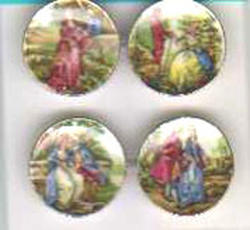 Miniature Romance Collector Plates
