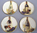 Miniature Wine and Grapes Plates