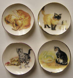 Miniature Kitten Collector Plates