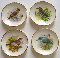 Miniature Bird Collector Plates