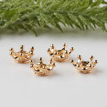 Miniature Gold Metal Crowns