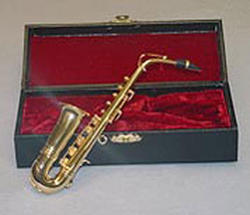 Doll Size Saxophone and Case Set