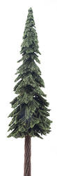 Premier Flocked Ponderosa Pine Tree