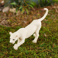 Papo Mini Realistic White Young Lioness Figurine