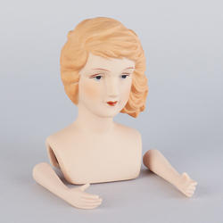 Porcelain Blonde Lady with Hands - True Vintage