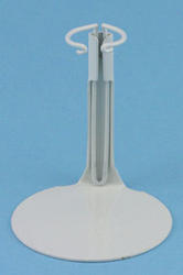 Adjustable White Doll Stand
