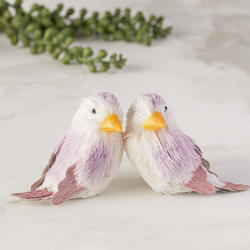 Artificial Lavender Sisal Bird