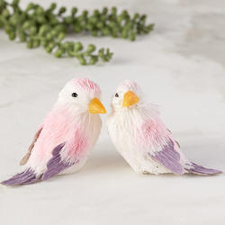 Artificial Pink Sisal Bird