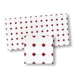 Dollhouse Miniature Red Diamond Tile Sheet
