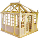 Dollhouse Miniature Unfinished Conservatory Kit