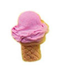 Dollhouse Miniature Ice Cream Cone, Assorted Flavors
