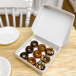 Dollhouse Miniature Donut Tray