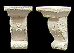 Miniature White Brackets