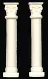 Dollhouse Miniature Half Round Columns