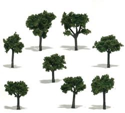 Miniature Green Deciduous Trees