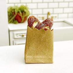 Dollhouse Miniature Bag of Bread