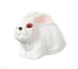 Dollhouse Miniature White Rabbit