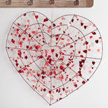 Red Heart Wall Valentine Display
