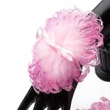 Pink Feather Corsage Wristlet