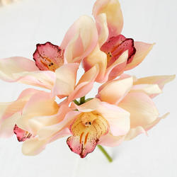Pink Artificial Cymbidium Orchid Bouquet