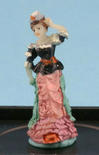 Dollhouse Miniature Victorian Lady Figurine